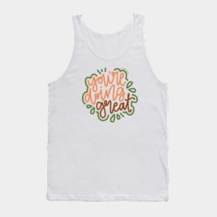 You're Doing Great - boho Tank Top